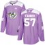 Adidas Nashville Predators #57 Dante Fabbro Purple Authentic Fights Cancer Stitched NHL Jersey