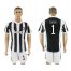 Juventus #1 Buffon Home Soccer Club Jersey