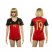 Womens Belgium #19 Dembele Red Home Soccer Country Jersey