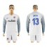 Atletico Madrid #13 Oblak White Goalkeeper Long Sleeves Soccer Club Jersey