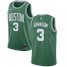 Mens Nike Boston Celtics #3 Dennis Johnson Green NBA Swingman Icon Edition Jersey