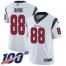 Nike Houston Texans #88 Jordan Akins White Mens Stitched NFL 100th Season Vapor Untouchable Limited Jersey