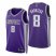 Nike Sacramento Kings #8 Maurice Harkless Purple Mens 2021-22 NBA 75th Anniversary Diamond Swingman Jersey – Icon Edition Mens