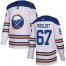 Adidas Buffalo Sabres #67 Benoit Pouliot White Authentic 2018 Winter Classic Stitched NHL Jersey