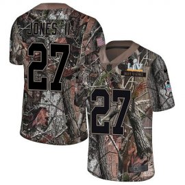 Nike Tampa Bay Buccaneers #27 Ronald Jones II Camo Youth Super Bowl LV Bound Stitched NFL Limited Rush Realtree Jersey