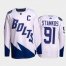 Adidas Tampa Bay Lightning #91 Steven Stamkos Mens 2022 Stadium Series Authentic NHL Jersey – White Mens