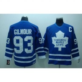 Toronto Maple Leafs #93 Doug Gilmour Stitched Blue CCM Throwback NHL Jersey