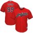 Cleveland Indians #99 Ricky Vaughn Red Stitched Youth MLB Jersey