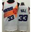 Phoenix Suns #33 Grant Hill White Throwback Stitched NBA Jersey