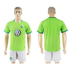 Wolfsburg Blank Home Soccer Club Jersey