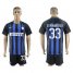 Inter Milan #33 Dambrosio Home Soccer Club Jersey