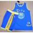 Golden State Warriors #30 Stephen Curry Blue Throwback The City A Set Stitched NBA Jersey