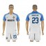 Inter Milan #23 Ranocchia White Away Soccer Club Jersey