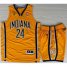 Indiana Pacers 24 Paul George Yellow Revolution 30 Swingman NBA Jerseys Shorts Suits Cheap