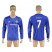 Chelsea #7 Kante Home Long Sleeves Soccer Club Jersey