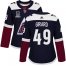 Adidas Colorado Avalanche #49 Samuel Girard Navy Womens 2022 Stanley Cup Champions Alternate Authentic Stitched NHL Jersey Womens