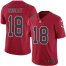 Nike Atlanta Falcons #18 Calvin Ridley Red Youth Stitched NFL Limited Rush Jersey