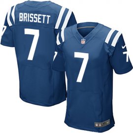 Nike Indianapolis Colts #7 Jacoby Brissett Royal Blue Team Color Mens Stitched NFL Elite Jersey