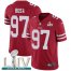 Nike San Francisco 49ers #97 Nick Bosa Red Super Bowl LIV 2020 Team Color Mens Stitched NFL Vapor Untouchable Limited Jersey