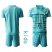 France Blank Light Blue Goalkeeper Kid Soccer Country Jersey