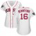 Boston Red Sox #16 Andrew Benintendi White Home 2018 World Series Womens Stitched MLB Jersey