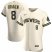 Milwaukee Brewers #8 Ryan Braun Mens Nike Cream Home 2020 Authentic Player MLB Jersey