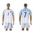 England #7 Beckham Home Soccer Country Jersey