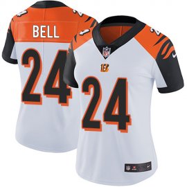 Nike Cincinnati Bengals #24 Vonn Bell White Womens Stitched NFL Vapor Untouchable Limited Jersey