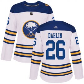 Adidas Buffalo Sabres #26 Rasmus Dahlin White Authentic 2018 Winter Classic Womens Stitched NHL Jersey