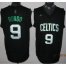 Boston Celtics 9 Rajon Rondo White Number Jersey Green Name Cheap