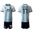 Argentina #17 Otamendi Home Soccer Country Jersey