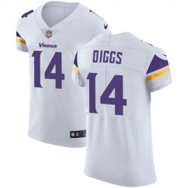Nike Minnesota Vikings #14 Stefon Diggs White Mens Stitched NFL Vapor Untouchable Elite Jersey