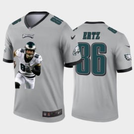 Philadelphia Eagles #86 Zach Ertz Nike Team Hero 3 Vapor Limited NFL Jersey Grey