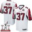 Nike Atlanta Falcons #37 Ricardo Allen White Super Bowl LI 51 Youth Stitched NFL Elite Jersey