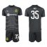 Dortmund #35 Hitz Black Goalkeeper Soccer Club Jersey
