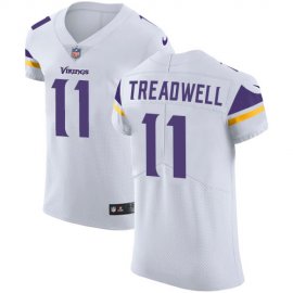 Nike Minnesota Vikings #11 Laquon Treadwell White Mens Stitched NFL Vapor Untouchable Elite Jersey