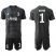 Juventus #1 Buffon Black Goalkeeper Soccer Club Jersey