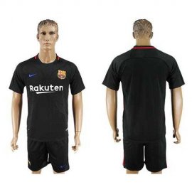 Barcelona Blank Black Goalkeeper Soccer Club Jersey