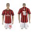 AC Milan #16 Poli Home Soccer Club Jersey