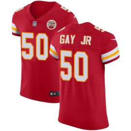 Nike Kansas City Chiefs #50 Willie Gay Jr. Red Team Color Mens Stitched NFL Vapor Untouchable Elite Jersey