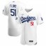 Los Angeles Dodgers #51 Dylan Floro Mens Nike White Home 2020 World Series Champions Authentic Player MLB Jersey