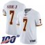 Nike Washington Football Team #7 Dwayne Haskins Jr White Mens Stitched NFL 100th Season Vapor Limited Jersey