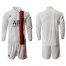 Paris Saint-Germain Blank Away Long Sleeves Soccer Club Jersey