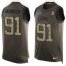 Nike Detroit Lions #91 AShawn Robinson Green Mens Stitched NFL Limited Salute To Service Tank Top Jersey