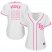 Tampa Bay Rays #22 Chris Archer White/Pink Fashion Womens Stitched MLB Jersey