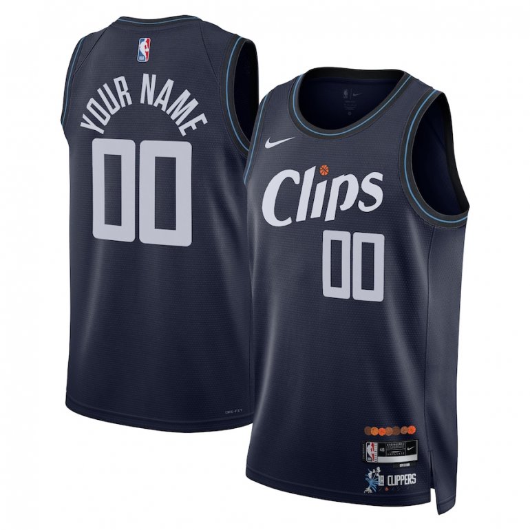 LA Clippers Nike Unisex 2023/24 Custom Swingman Jersey – Navy – City Edition