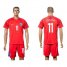 England #11 Lallana Away Soccer Country Jersey