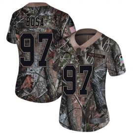 Nike Los Angeles Chargers #97 Joey Bosa Camo Womens Stitched NFL Limited Rush Realtree Jersey