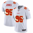 Kansas City Chiefs #95 Chris Jones White Mens Nike Team Logo Dual Overlap Limited NFL Jersey
