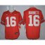 Buckeyes #16 J. T. Barrett Red Limited Stitched NCAA Jersey